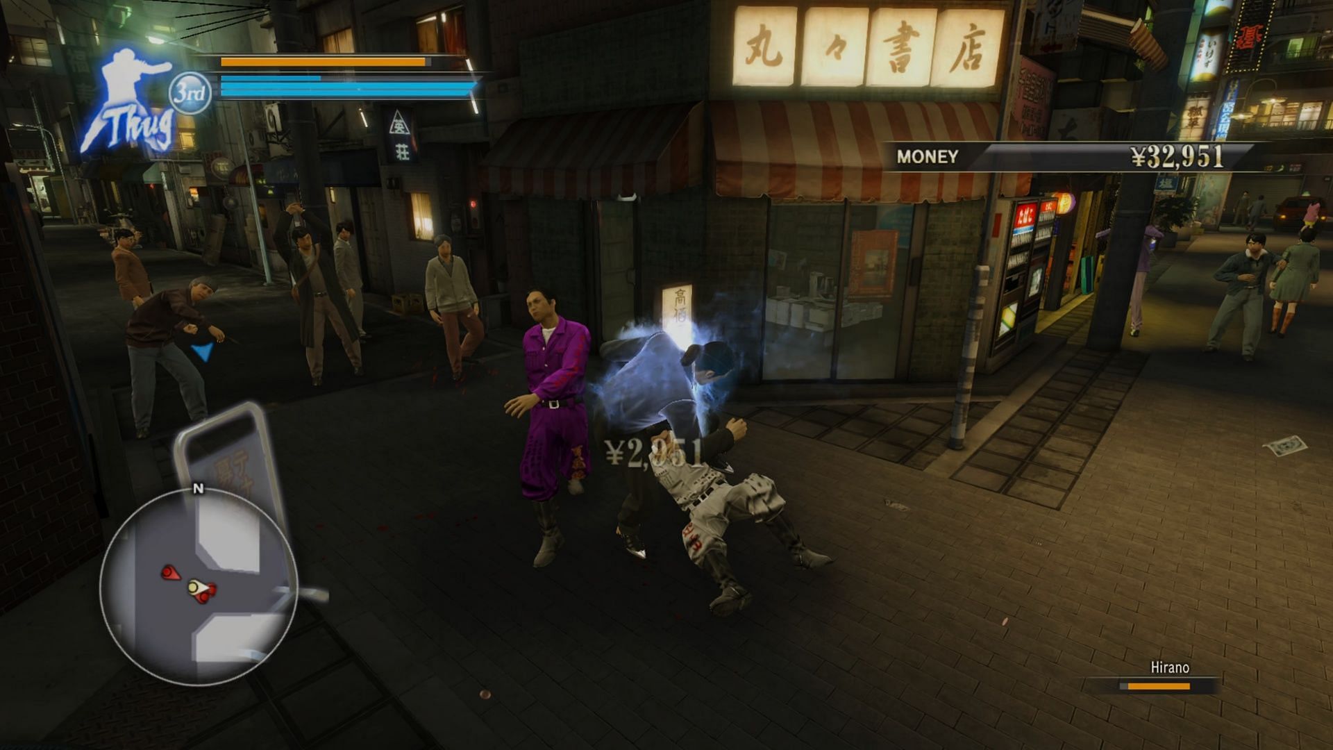 You'd be a fool to pick a fight with Sotenbori's Lord of the Night. So why do they do it? (Image via SEGA)
